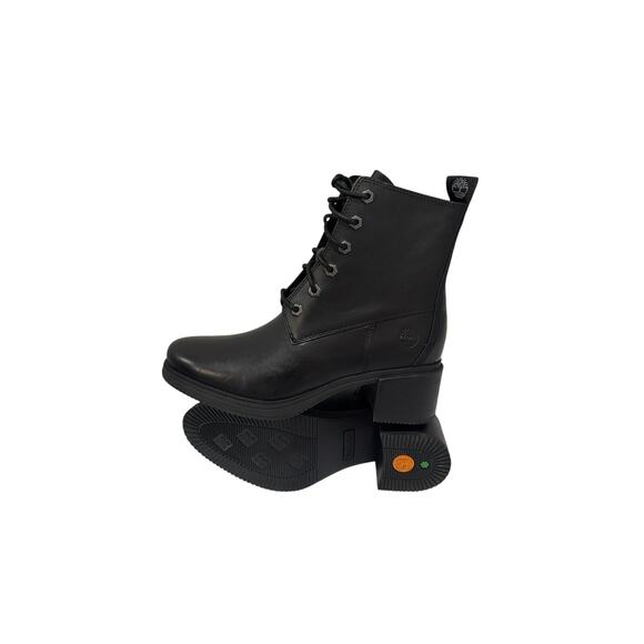Timberland Dalston Vibe Mid Lace W/Zip Women’s Boots - Jet Black - Size: 8.5 - Picture 3 of 6